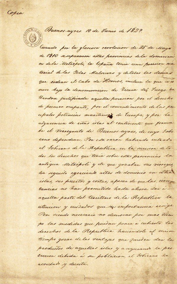 Documento malvinas