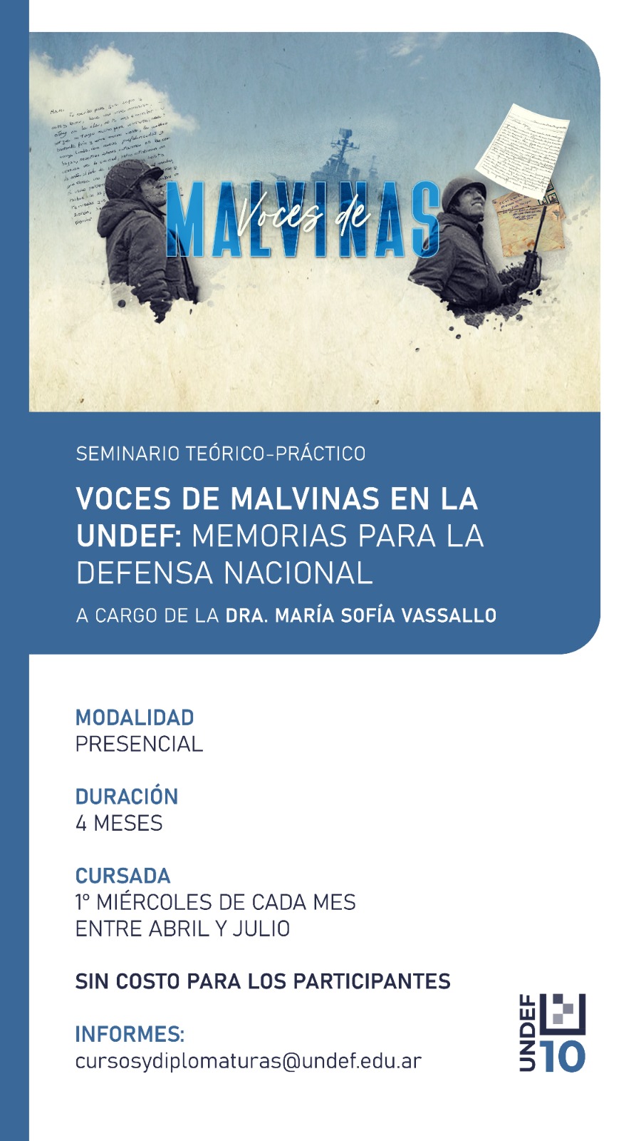 "Voces de Malvinas en la UNDEF: memorias para la defensa nacional"